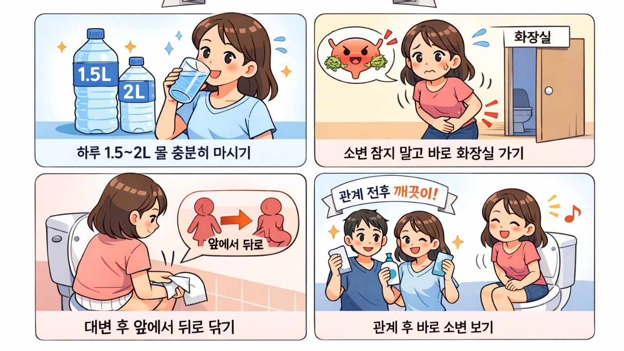 소변 볼 때  뻐근하게 아파요 사진